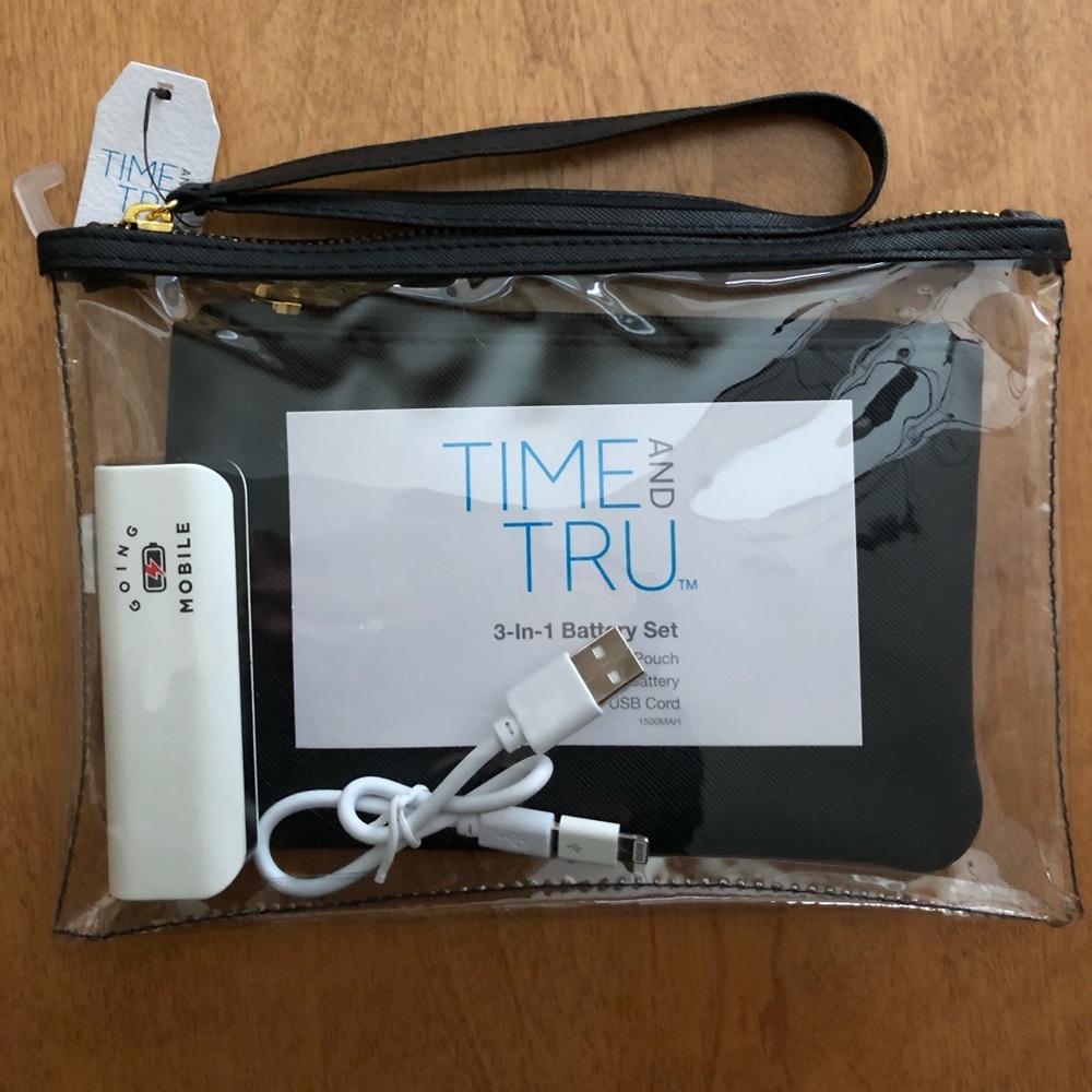 🆕 TIME & TRUE 3-In-1 iphone & Android Charger Set
